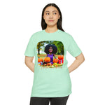 Autumn Vibes  graphic t-shirt, funny, fall, African American women custom designs