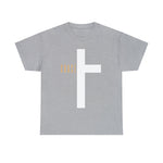 CROSS GRACE  Faith Based Unisex Cotton Tee FAITH AND GOOD VIBES