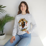 IT'S FALL Y'ALL Unisex HALLOWEEN Crewneck Sweatshirt GOOD VIBES SISTERHOOD