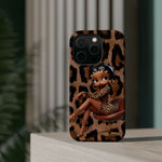 Betty Boop Leopard Cougar Print Magnetic Tough Cases, Boop Lover, Betty Lover, Betty Boop Gift, Boop Lover Gift