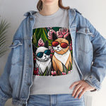 Cool Cats, custom graphic t-shirt, fun design, cute siamese cat shirts