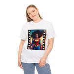 Black Wonder Woman, cool graphic t-shirt, vivid colors, african american designs, black t-shirts, custom graphics