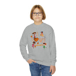 I LOVE BASKETBALL Youth Crewneck UNISEX Sweatshirt  KIDS CULTURAL DESIGNS