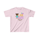 Copy of  I AM CUTE fun Kids Cotton Tee AFRICAN AMERICAN CULTURAL GIRL WEAR