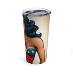 Wonder Woman Tumbler, Black Wonder Woman, black superwoman shirt, Super Woman Tumbler, beautiful black woman tumbler, Comic Design