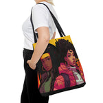 BEAUTIFUL BLACK SISTERHOOD Tote Bag UNISEX MESSENGER BAG  GOOD VIBES FAITH CULTURAL ACCESSORIES