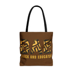 BAE  Black and Educated Tote Bag Messenger Bag Tote Bag