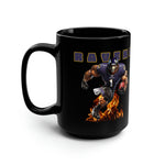 Baltimore Ravens mug, Ravens Coffee Cup, Baltimore Ravens Decor,  Black Mug, 15oz