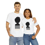 SOUL HAIR CURLY AFRO Cotton Tee of Unisex Heavy Cotton Tee CULTURAL WEAR